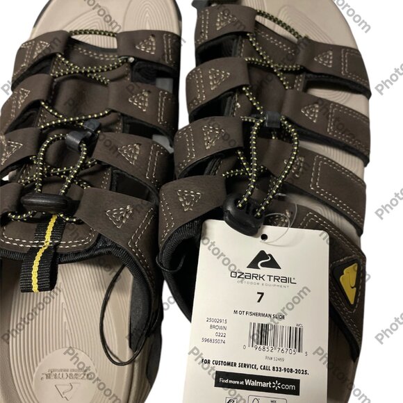 Men's OT fisherman Slide, Ozark Trail, 7, Brown, NWT - Picture 6 of 6